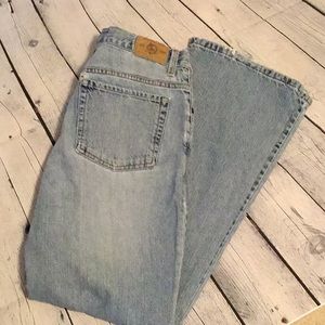 Vintage distressed Eddies Bauer boot cut jeans
